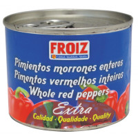 Pimientos morrones FROIZ enteros extra lata 125 g