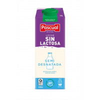 Leche PASCUAL sin lactosa semidesnatada 1 L