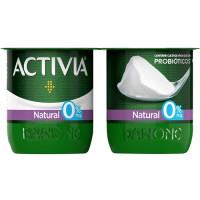 Activia natural 0% 4x120 g