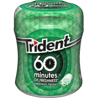 Chicle Trident bote 60 minutos hierbabuena 68 g