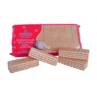 Galletas GARGALLO Barquillos rellenos sabor coco 400 g