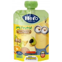 Bolsita HERO Nanos naranja, plátano, pera y galleta 100g