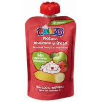 Bolsita PASITOS Baby plátano, manzana y fresa 120 g