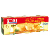 Atún claro FROIZ en escabeche fácil apertura 3x52 g