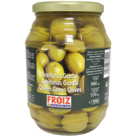 Aceitunas FROIZ Gordal con hueso cristal 500 g