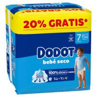Pañal DODOT bebé seco T7 +15 kg 60 u