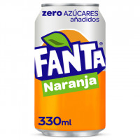 FANTA lata naranja Zero 33 cl