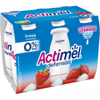 Actimel DANONE 0% fresa 6x100 g