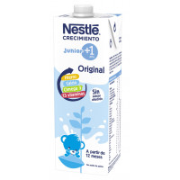 Alimento lácteo infantil NESTLÉ Crecimiento Junior +1 original 1 l