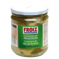 Corazones alcachofas Froiz extra 10-14 tarro 240 g