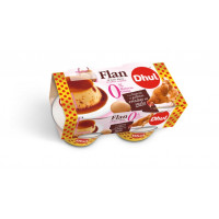 Flan DHUL huevo sin azúcar 0% materia grasa 4x100 g