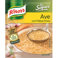 Sopa KNORR ave con fideos finos sobre 61 g